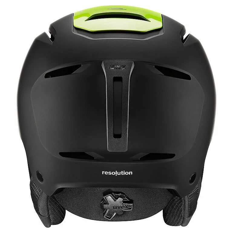 Casca schi Uvex resolution black-electrum grad matt 52-55 - imagine 3