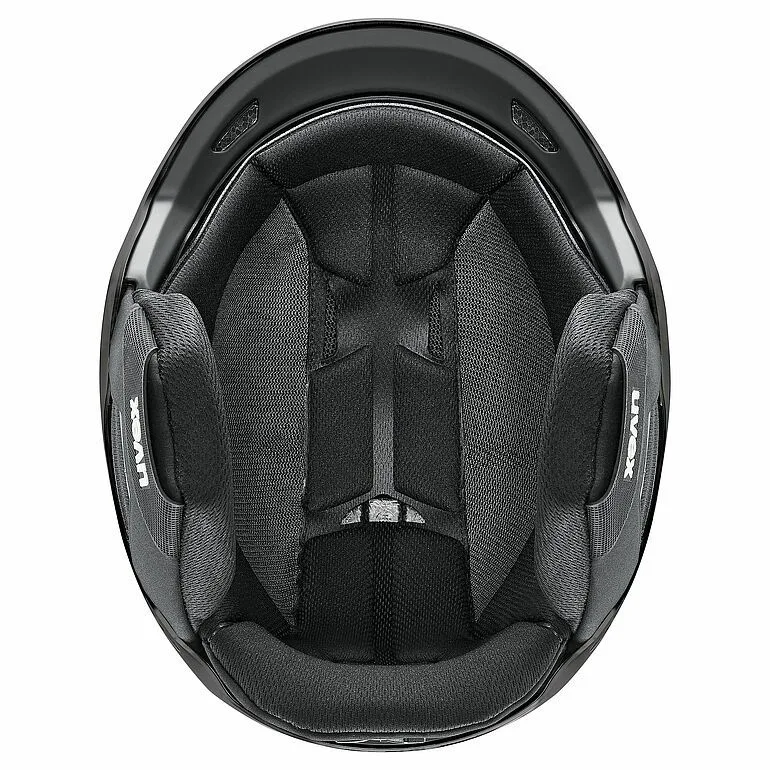 Casca schi Uvex resolution black-electrum grad matt 52-55 - imagine 4