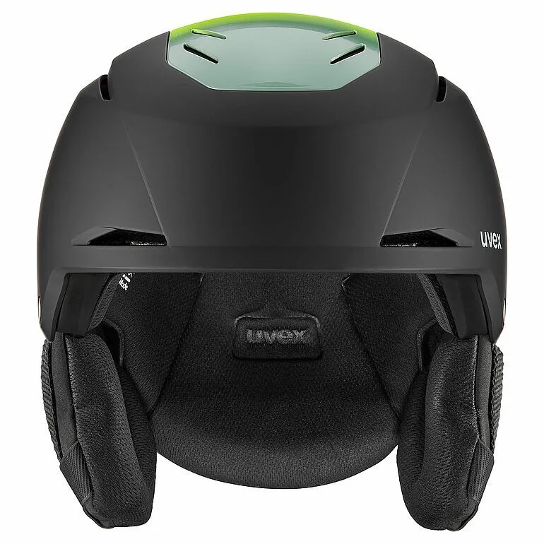 Casca schi Uvex resolution black-electrum grad matt 55-59 - imagine 2