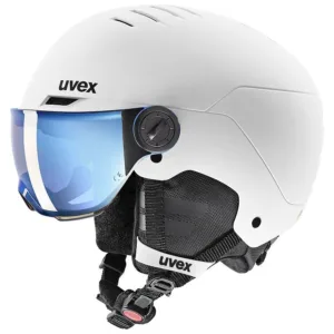 Casca schi Uvex rocket jr visor white-black matt 51-55
