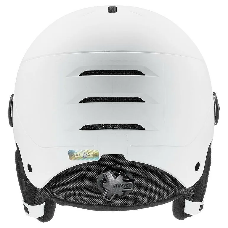 Casca schi Uvex rocket jr visor white-black matt 51-55 - imagine 3