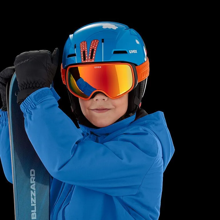 Casca schi Uvex viti blue matt 54-58 - imagine 7