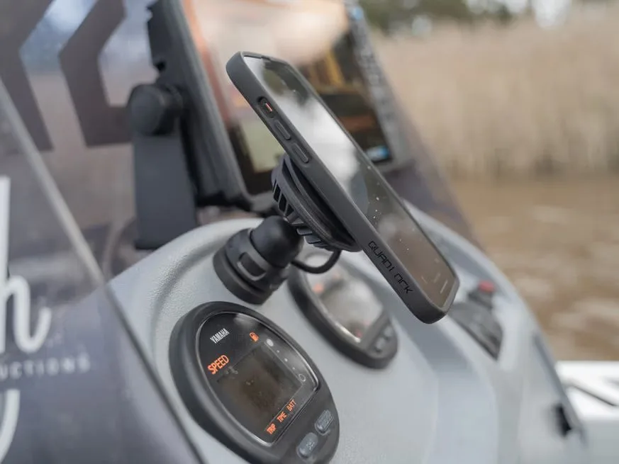 Quad Lock incarcator wireless (cap) impermeabil USB negru - imagine 6