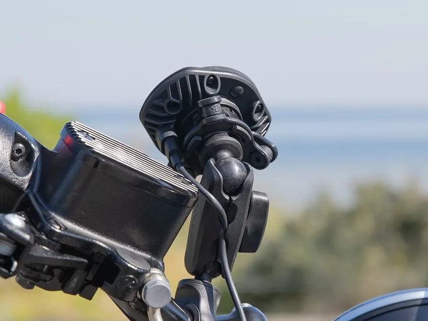 Quad Lock incarcator wireless (cap) impermeabil USB negru - imagine 7