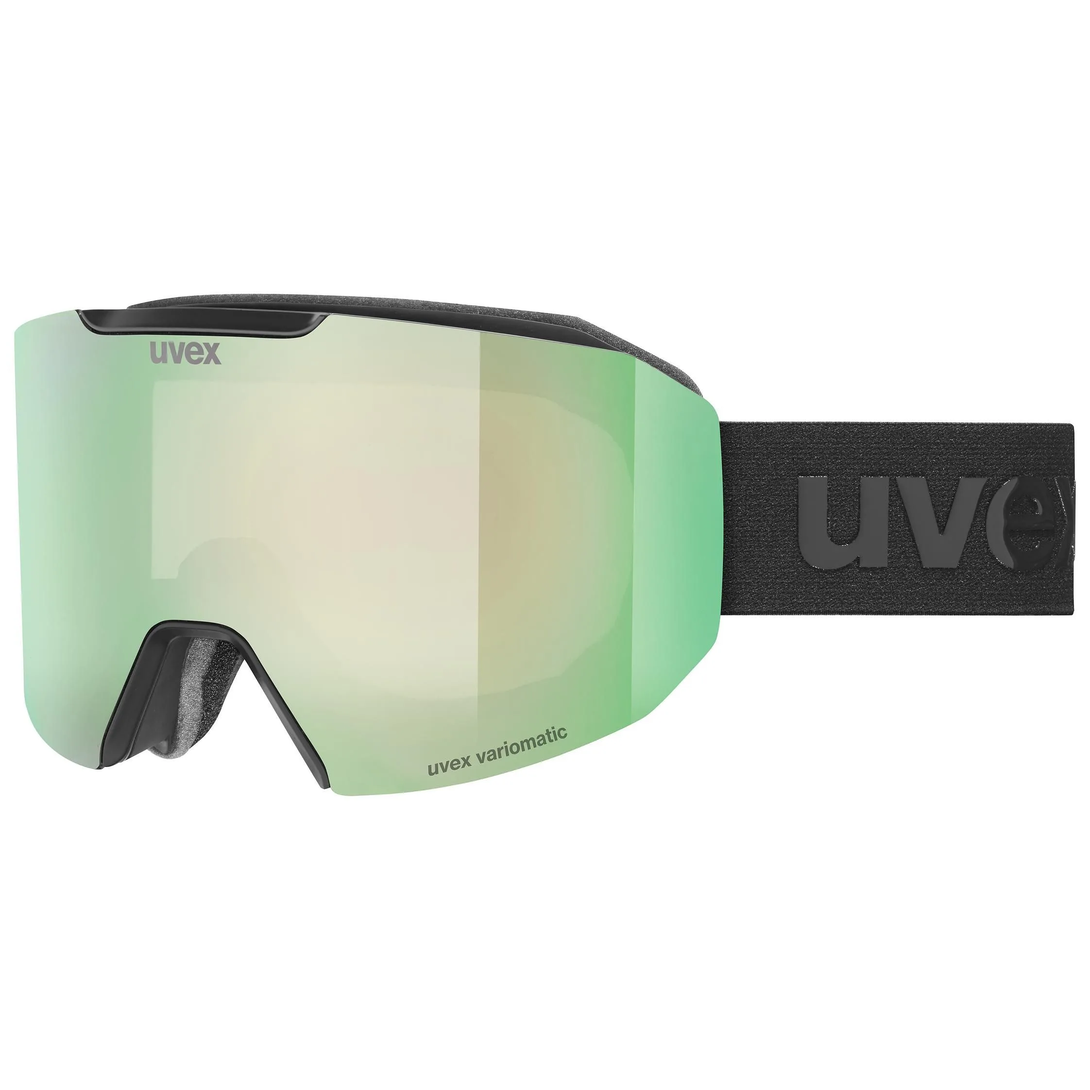 Ochelari schi Uvex evidnt ATTRACT black dl/VFM green-clear