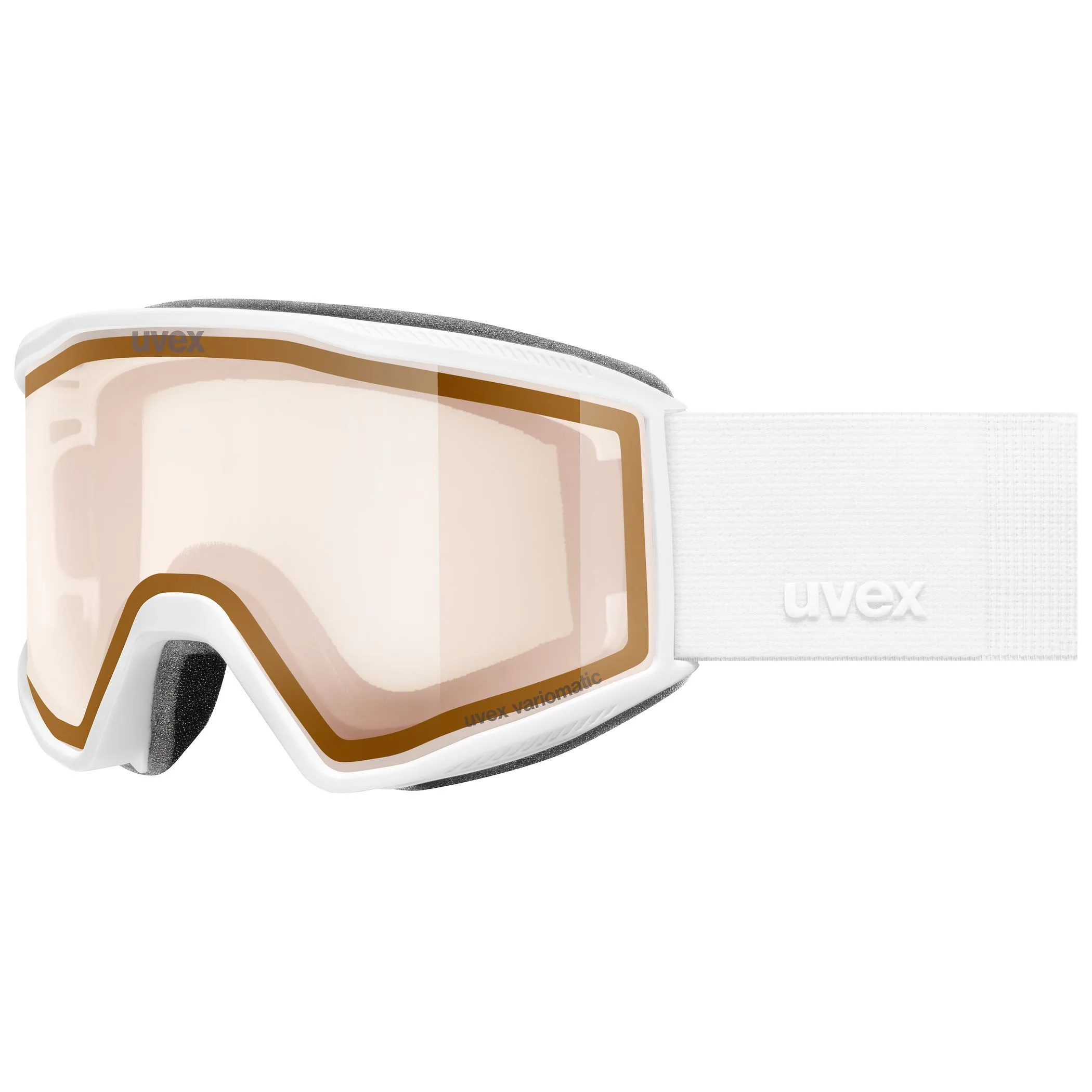 Ochelari schi Uvex blast pro V white matt dl/red-clear