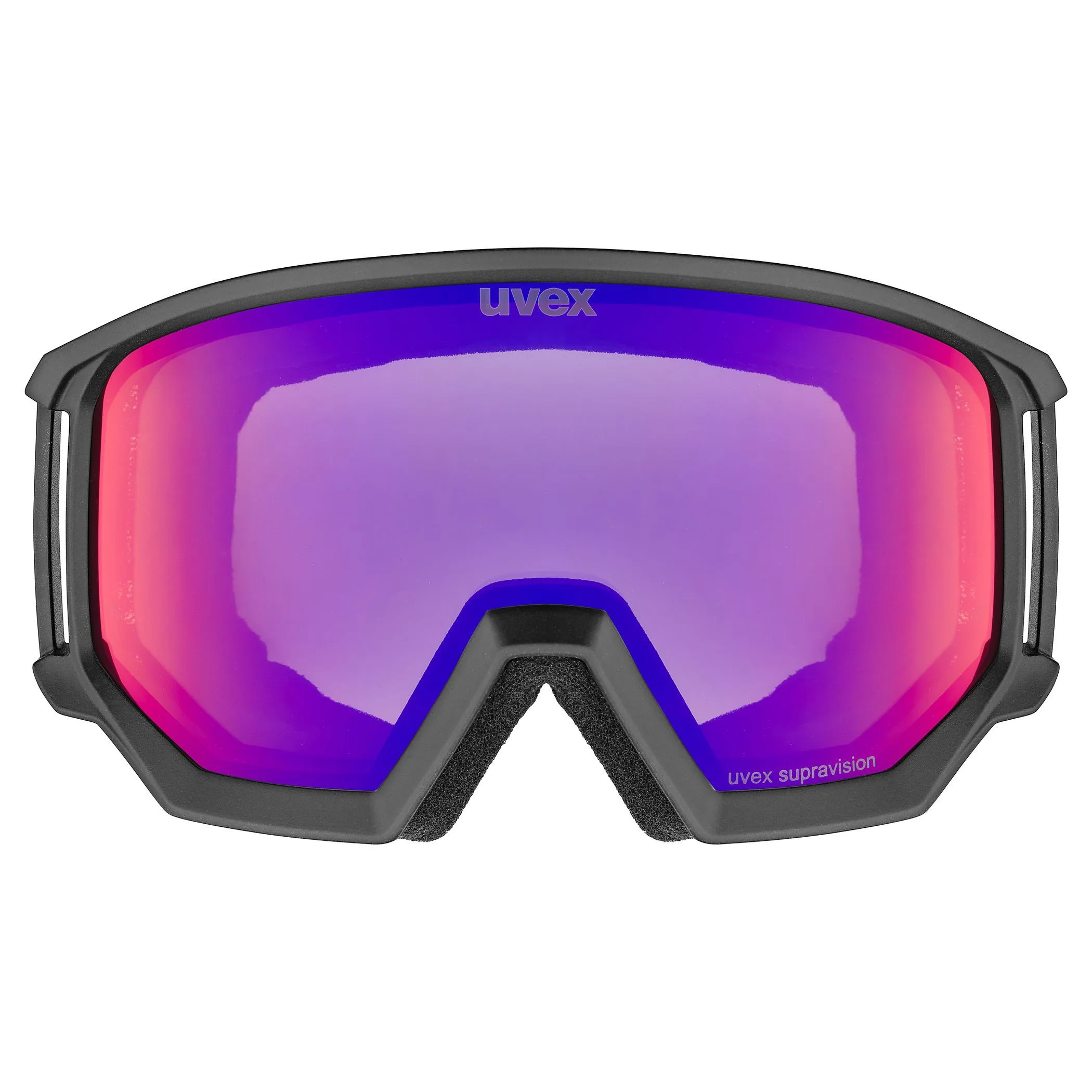 Ochelari schi Uvex athletic FM black matt dl/ruby-clear - imagine 2