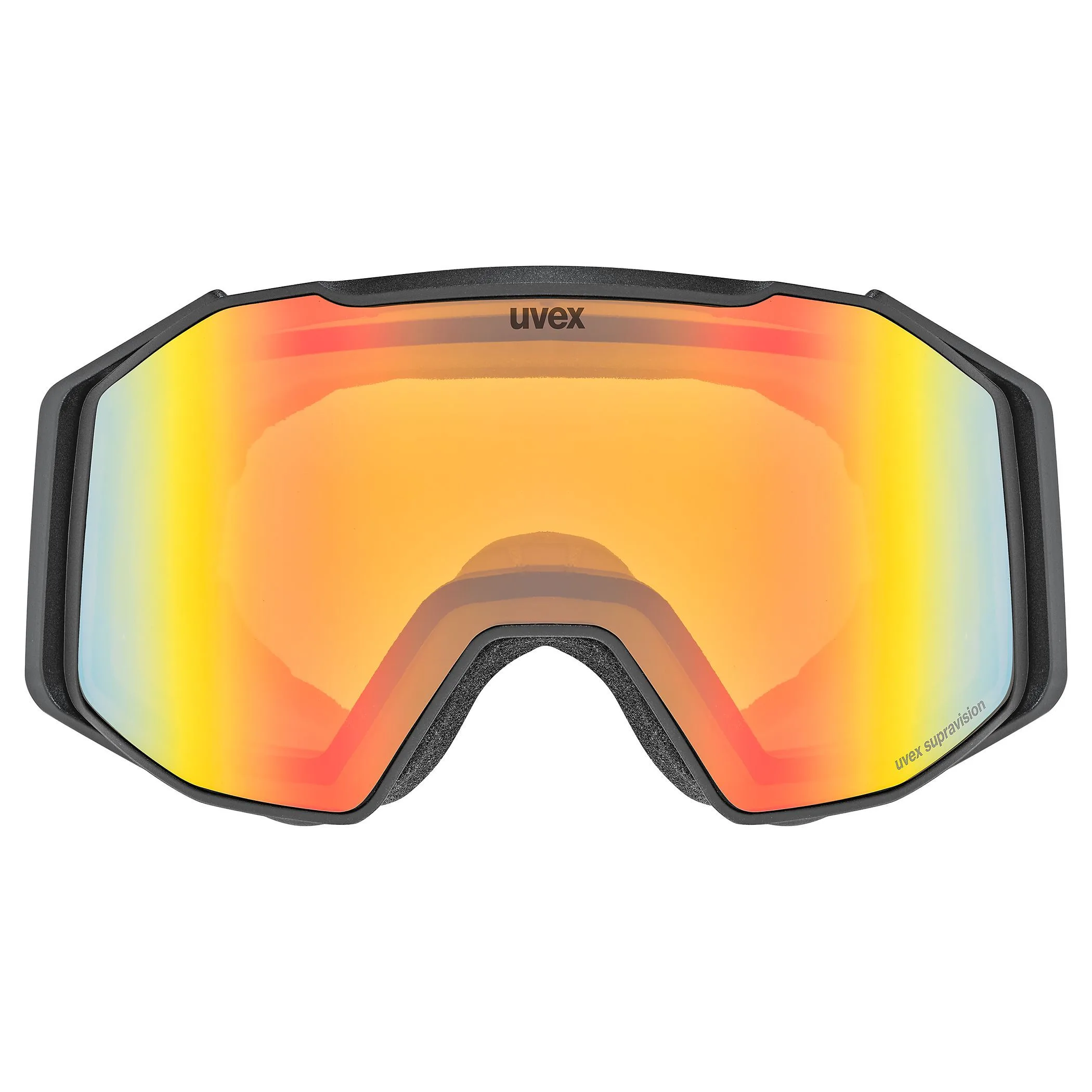 Ochelari schi Uvex gravity FM black matt dl/rainbow-yellow - imagine 2