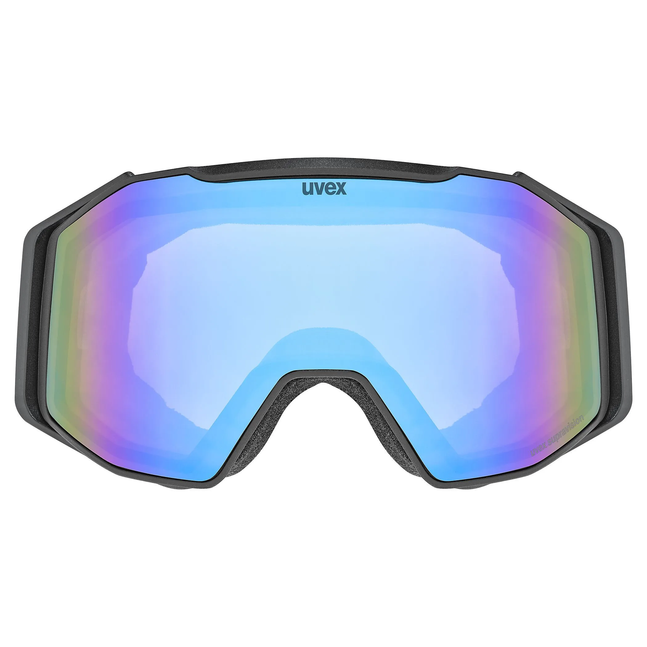 Ochelari schi Uvex gravity FM black matt dl/blue-green - imagine 2