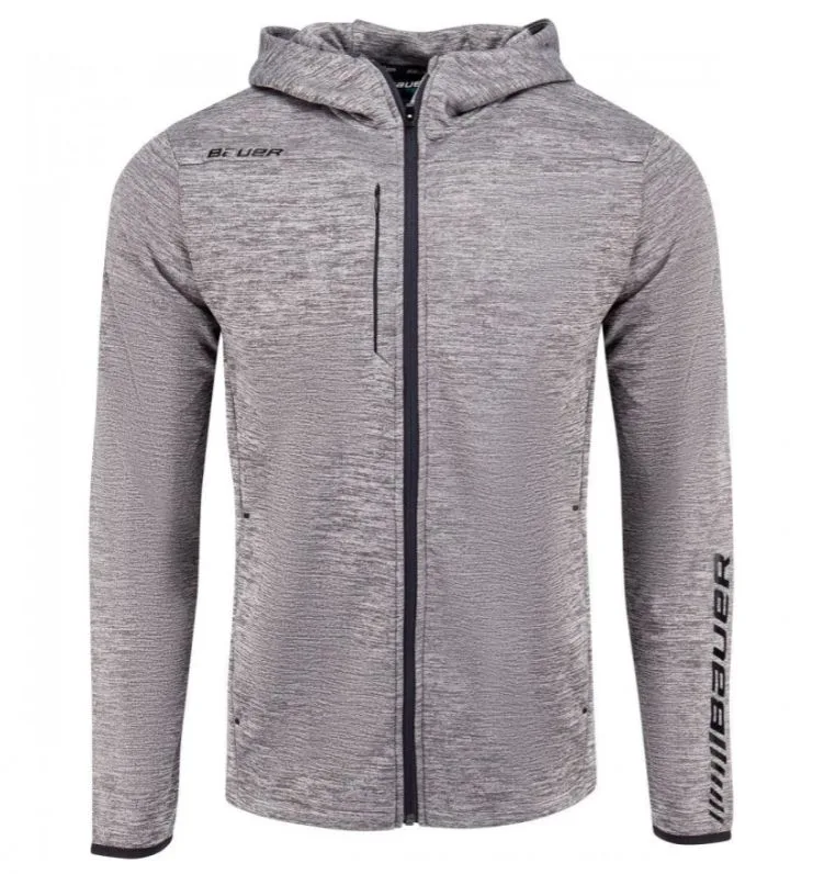 Honorac BAUER fleece zip gri Sr L