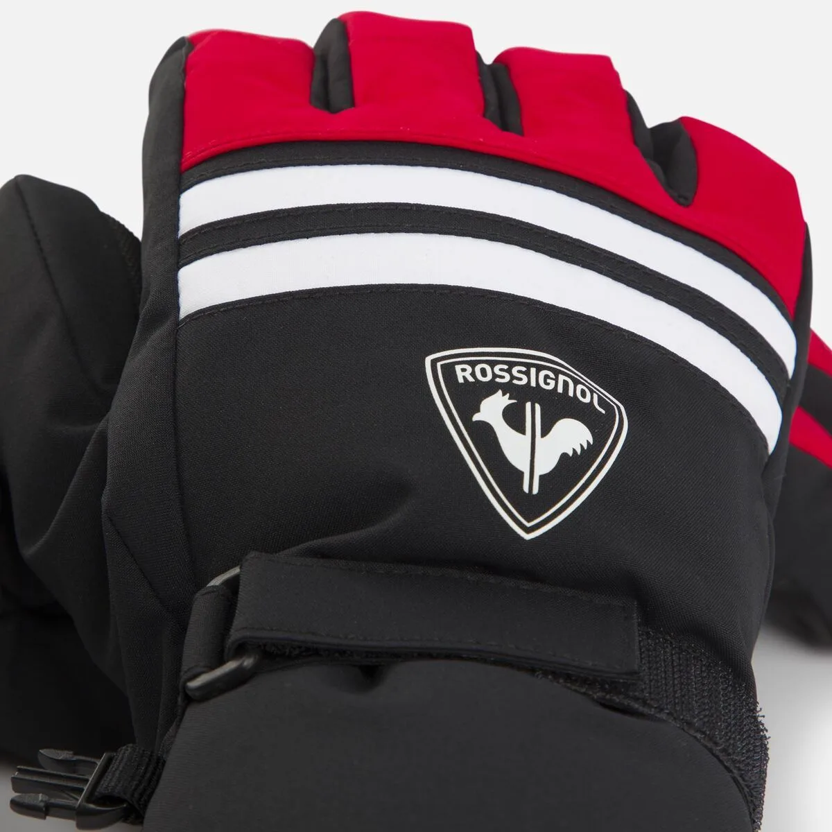 Manusi schi Rossignol Action impermeabil negru rosu barbati L - imagine 2