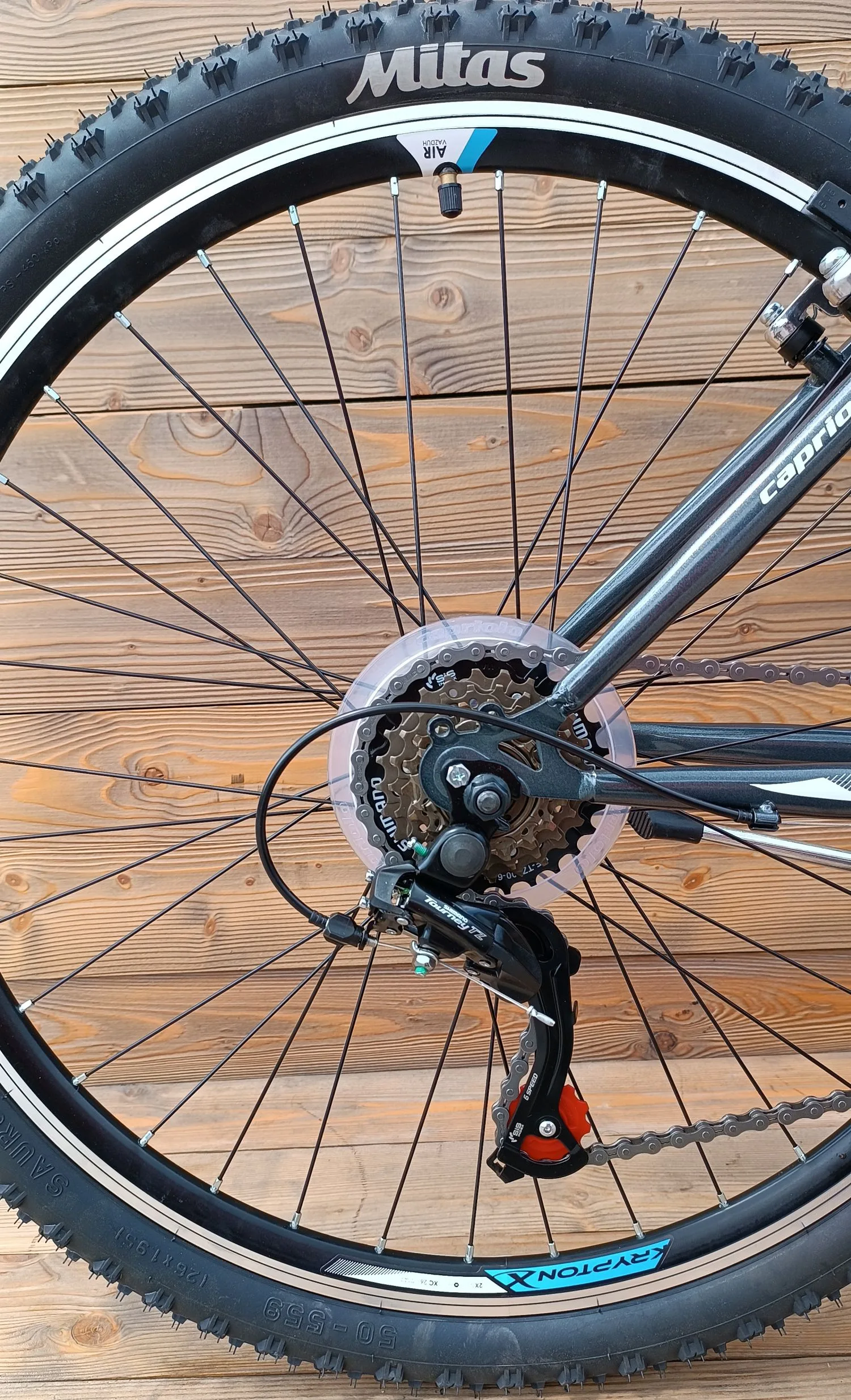 Bicicleta Capriolo 26 Diavolo 600 grey blue 17 - imagine 8