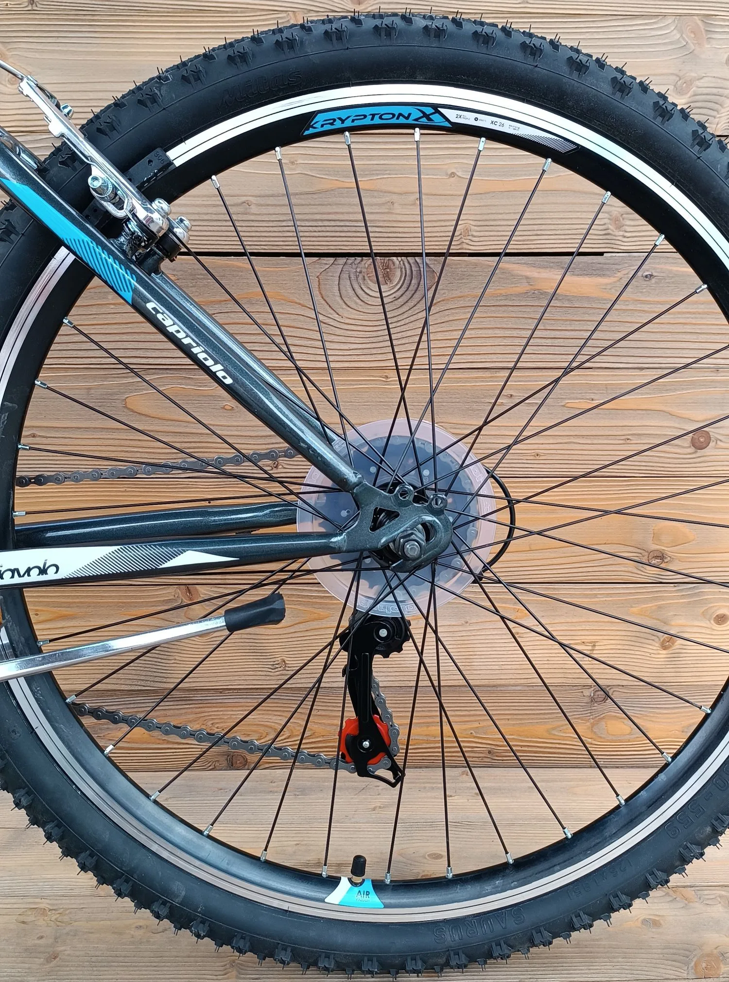 Bicicleta Capriolo 26 Diavolo 600 grey blue 17 - imagine 9