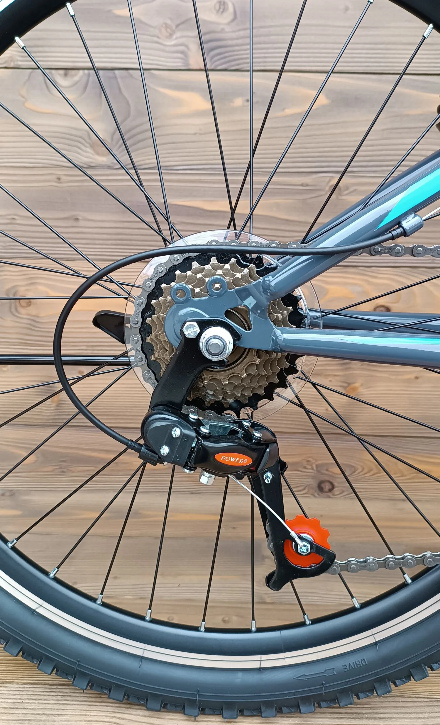 Bicicleta copii 24 Capriolo Stinger gri portocaliu 12 - imagine 7