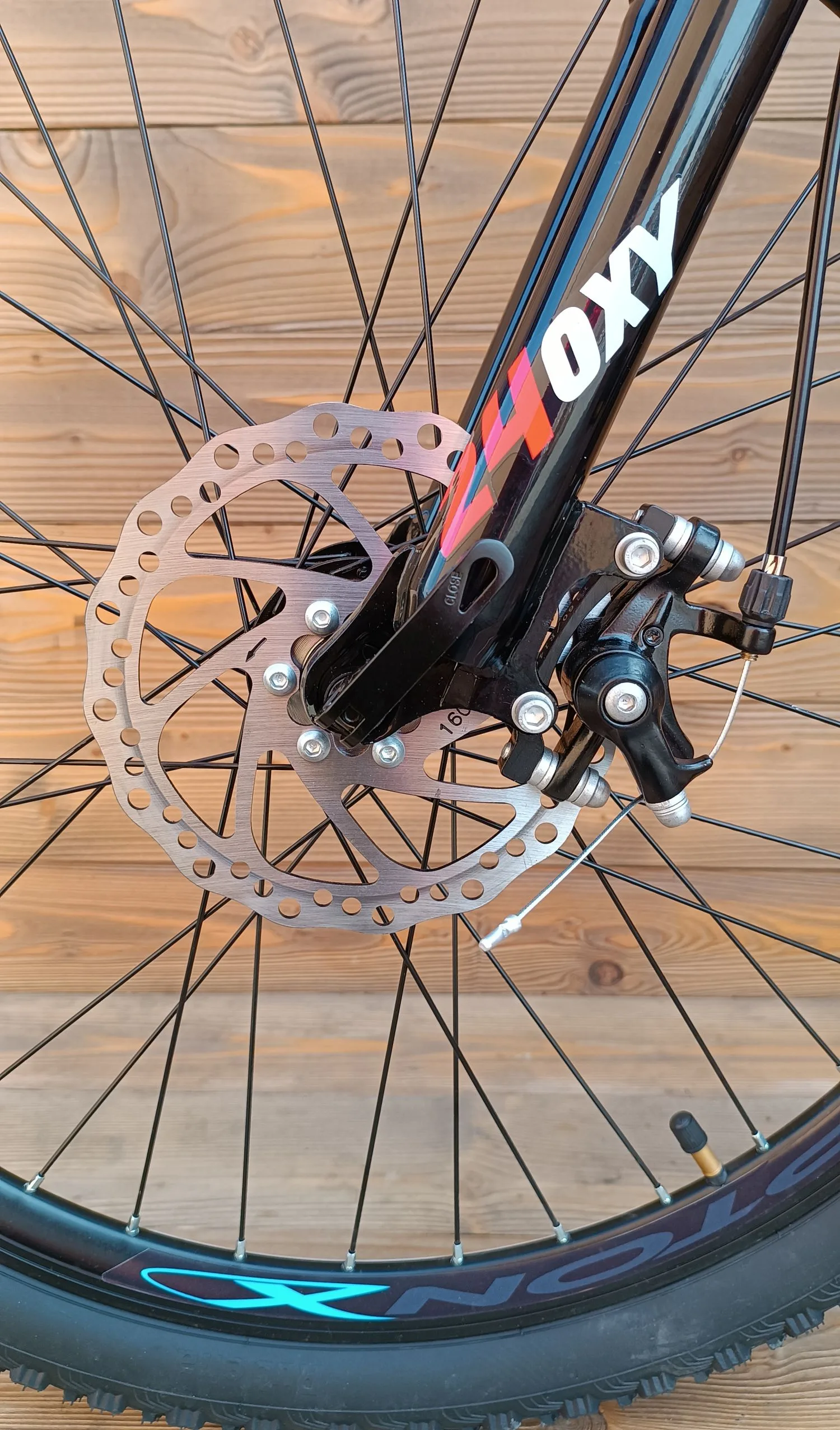 Bicicleta Capriolo Oxygen 24 Disc brake black blue - imagine 4