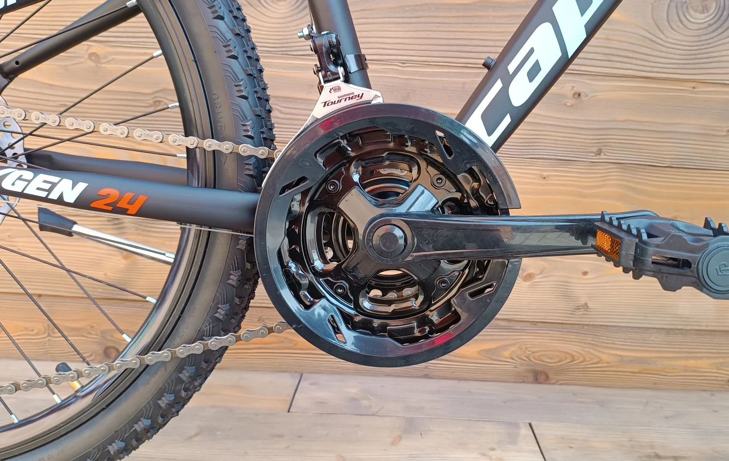 Bicicleta Capriolo Oxygen 24 Disc brake black blue - imagine 5