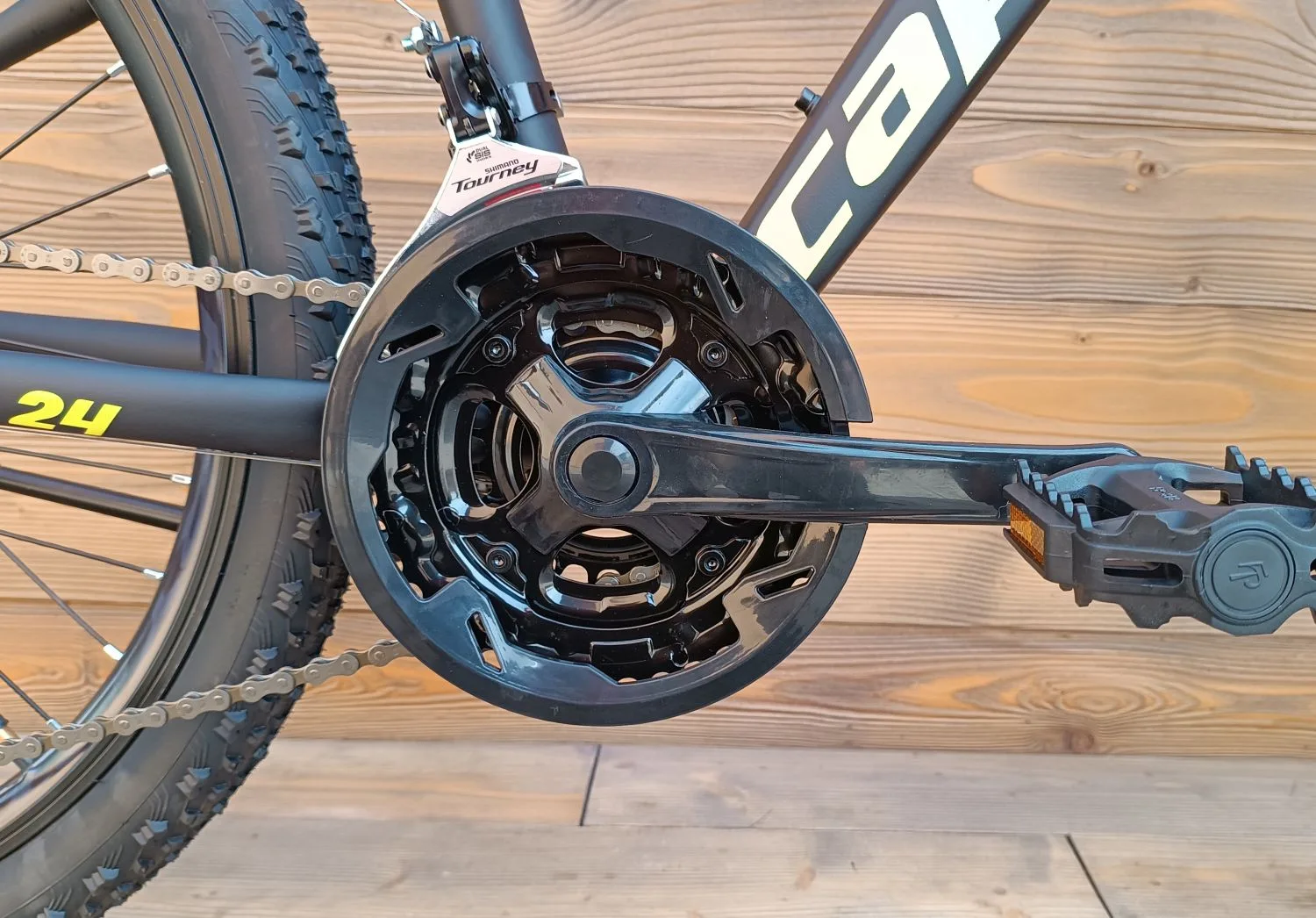 Bicicleta Capriolo Oxygen 24 Disc brake black yellow - imagine 5