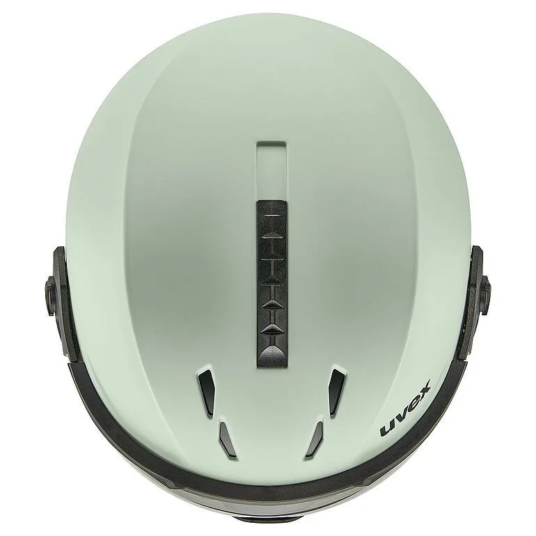 Casca schi Uvex instinct visor oxid green matt 56-58 - imagine 5