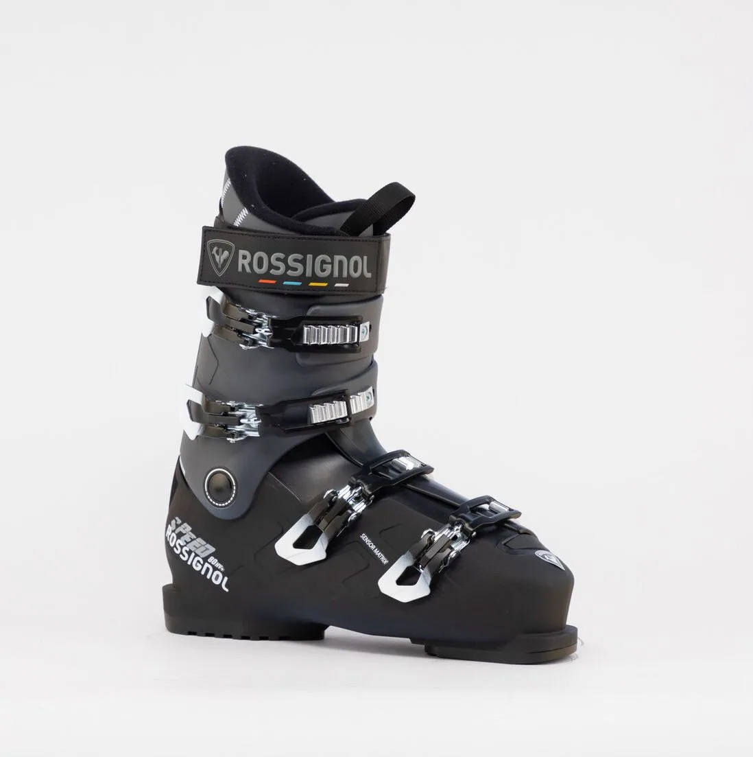 Clapari schi Rossignol Speed 80 hv+ 305 - negru barbati