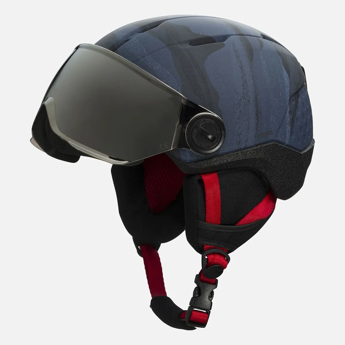 Casca schi Rossignol Whoopee visor impacts albastru copii SM - imagine 2