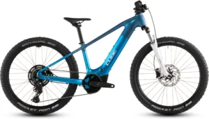 BIcicleta electrica e-bike Cube Acid 240 Hybrid Rookie Pro 400X albastru