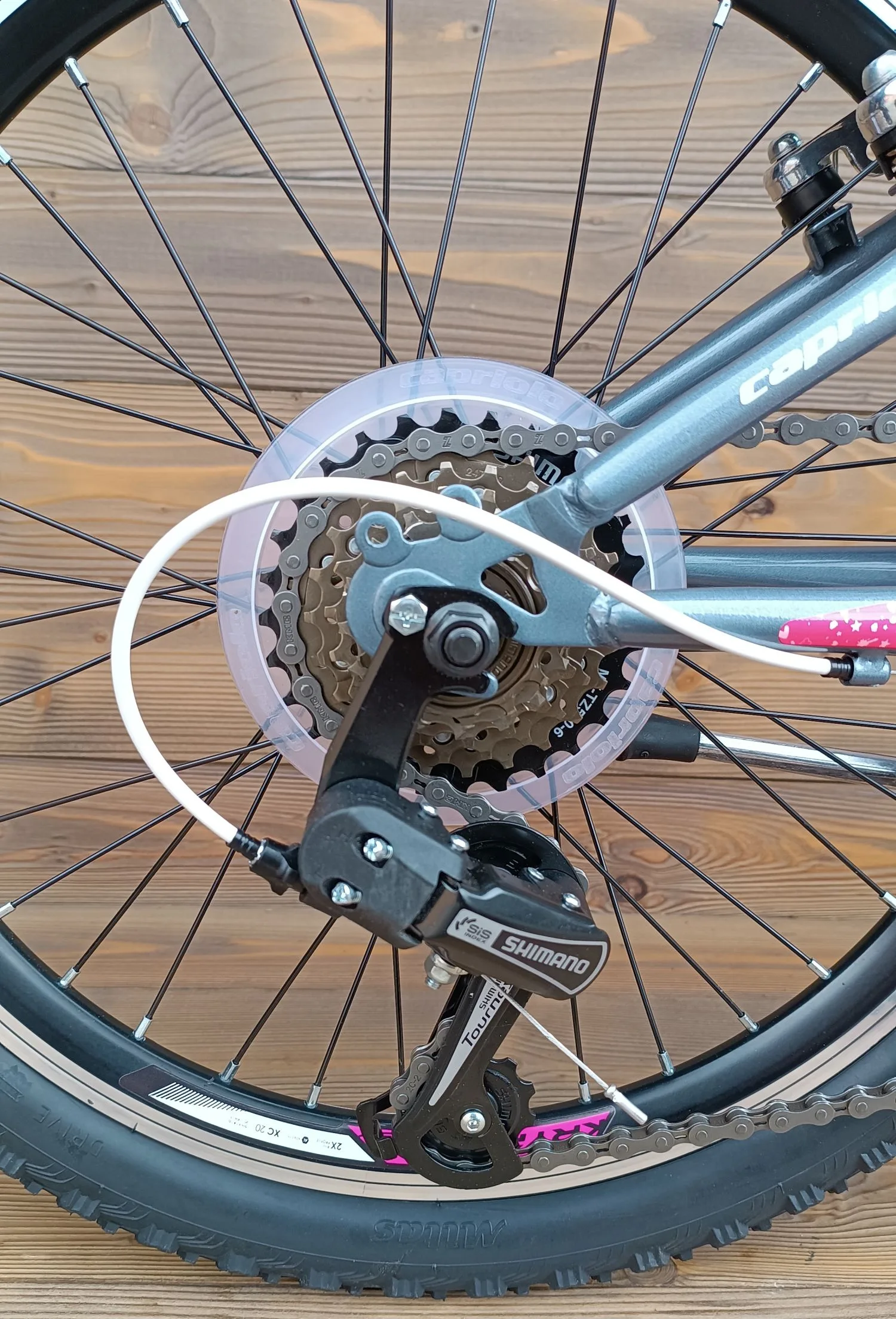 Bicicleta Capriolo copii 20 Diavolo 200 grey-pink 11 - imagine 6