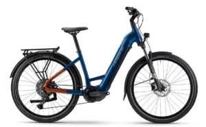 e-bike Haibike TREKKING 4 27.5 Low Cues 10 720Wh 2025 M blue/orange/silver glossy