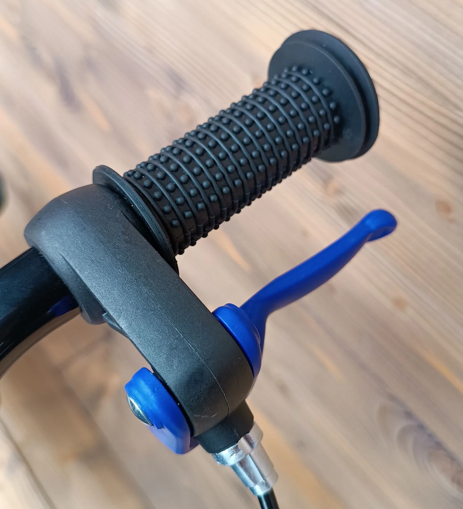 Bicicleta copii 16 Capriolo Mustang negru albastru - imagine 6