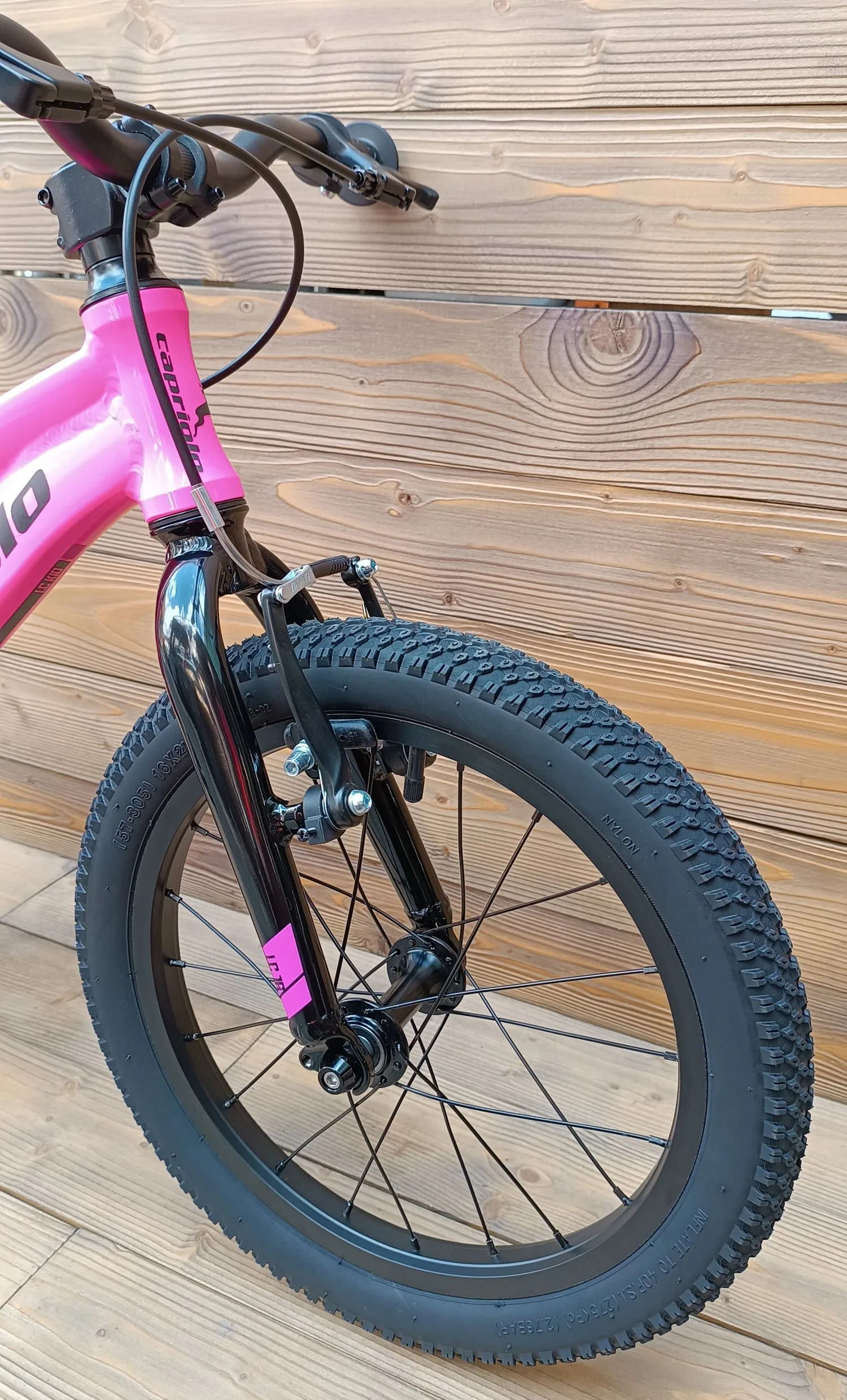 Bicicleta Capriolo copii LC 16 aluminiu pink cadru 8 - imagine 5