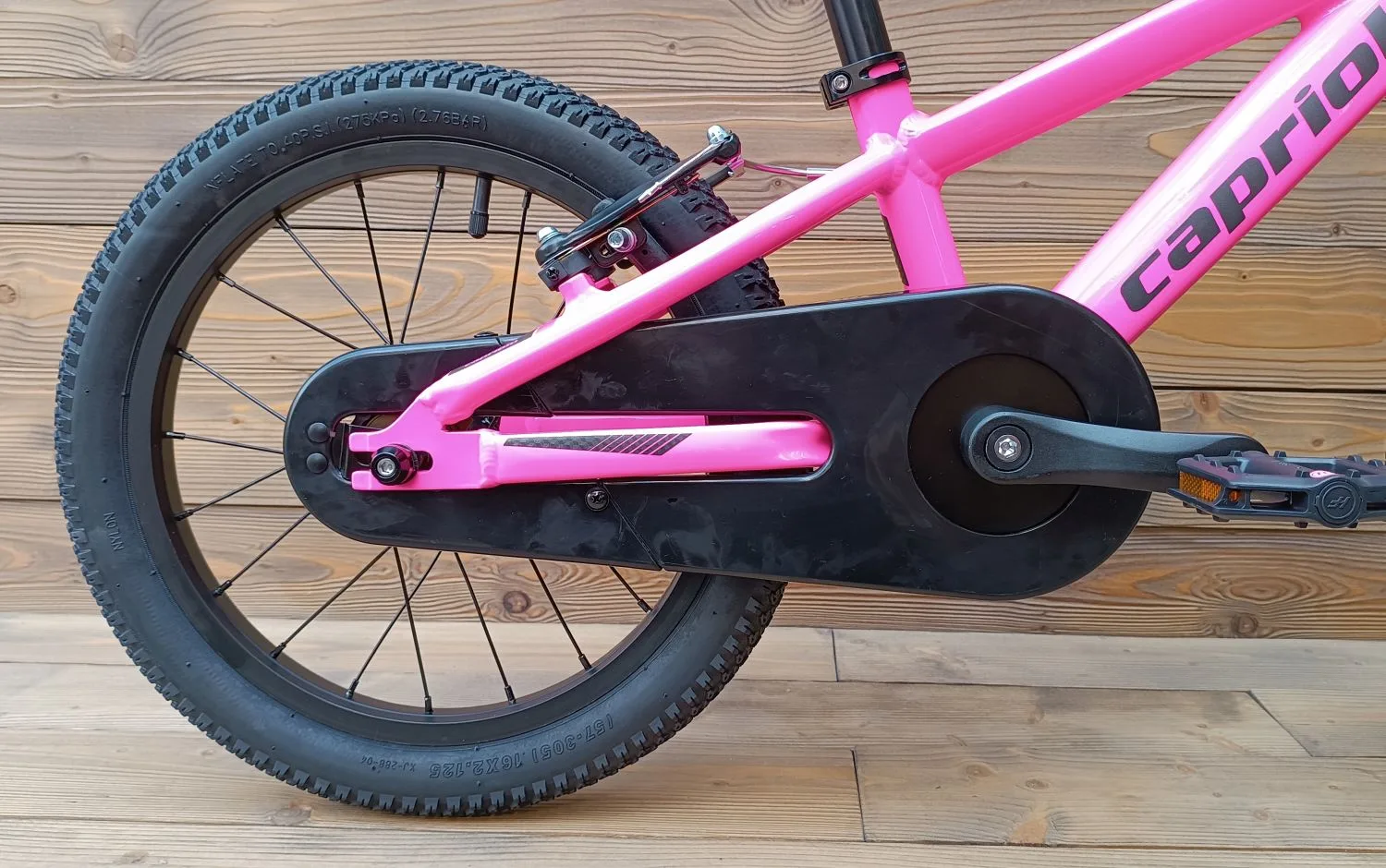 Bicicleta Capriolo copii LC 16 aluminiu pink cadru 8 - imagine 6