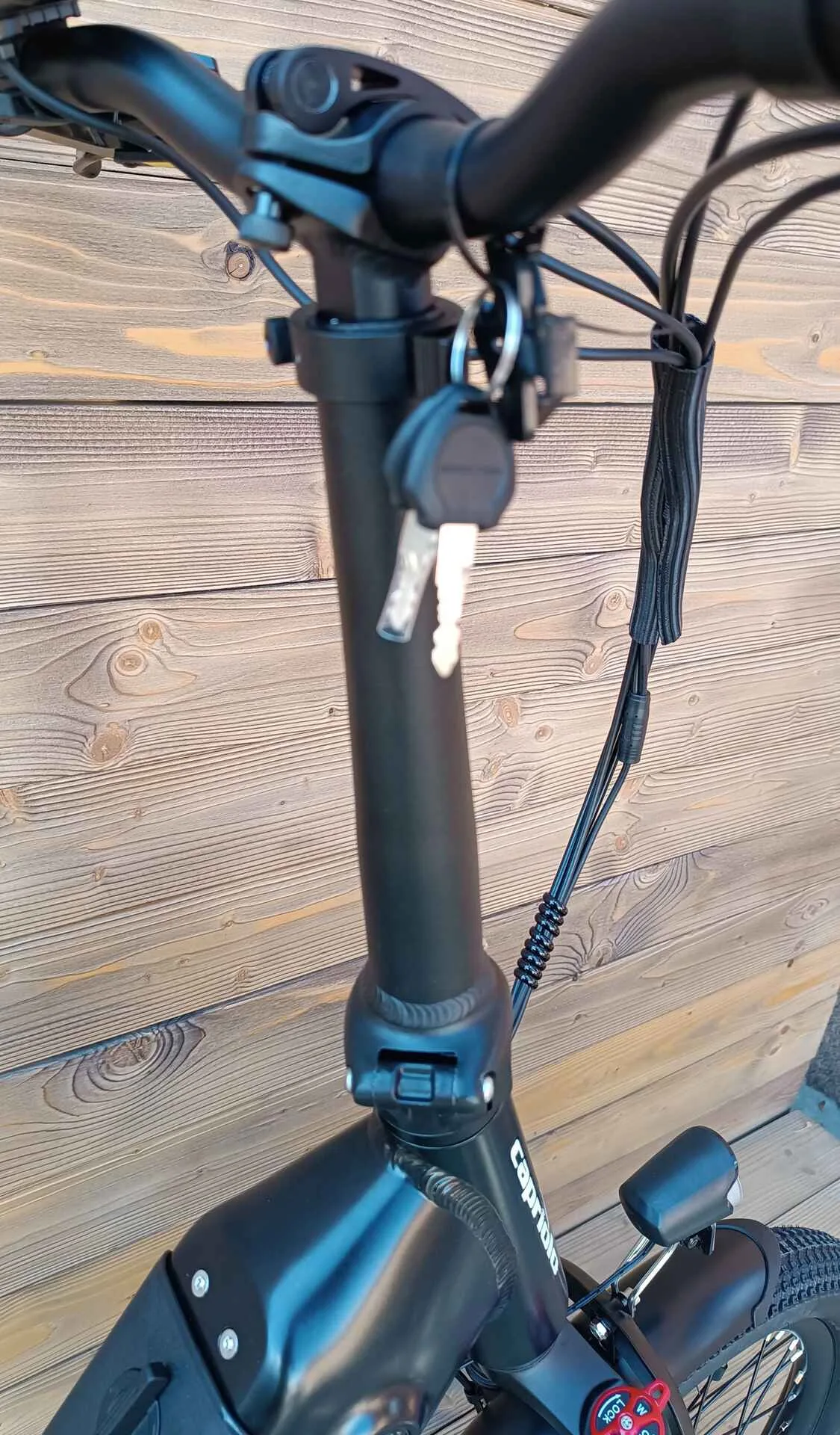 e-bike pliabila Capriolo 20 black, motor 250W, 36V, cu baterie de 36V, 374Wh - imagine 12