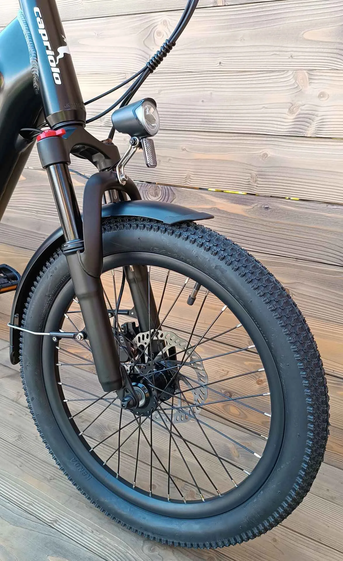 e-bike pliabila Capriolo 20 black, motor 250W, 36V, cu baterie de 36V, 374Wh - imagine 3