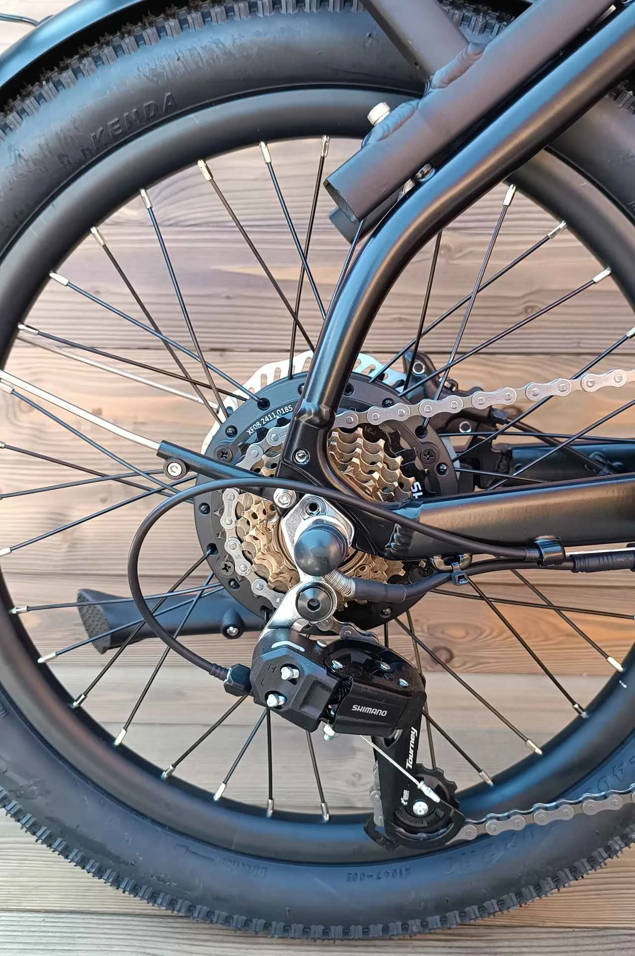 e-bike pliabila Capriolo 20 black, motor 250W, 36V, cu baterie de 36V, 374Wh - imagine 5