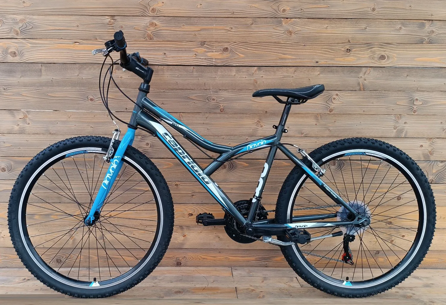 Bicicleta MTB 26 Capriolo Diavolo gri albastru 19 - imagine 2