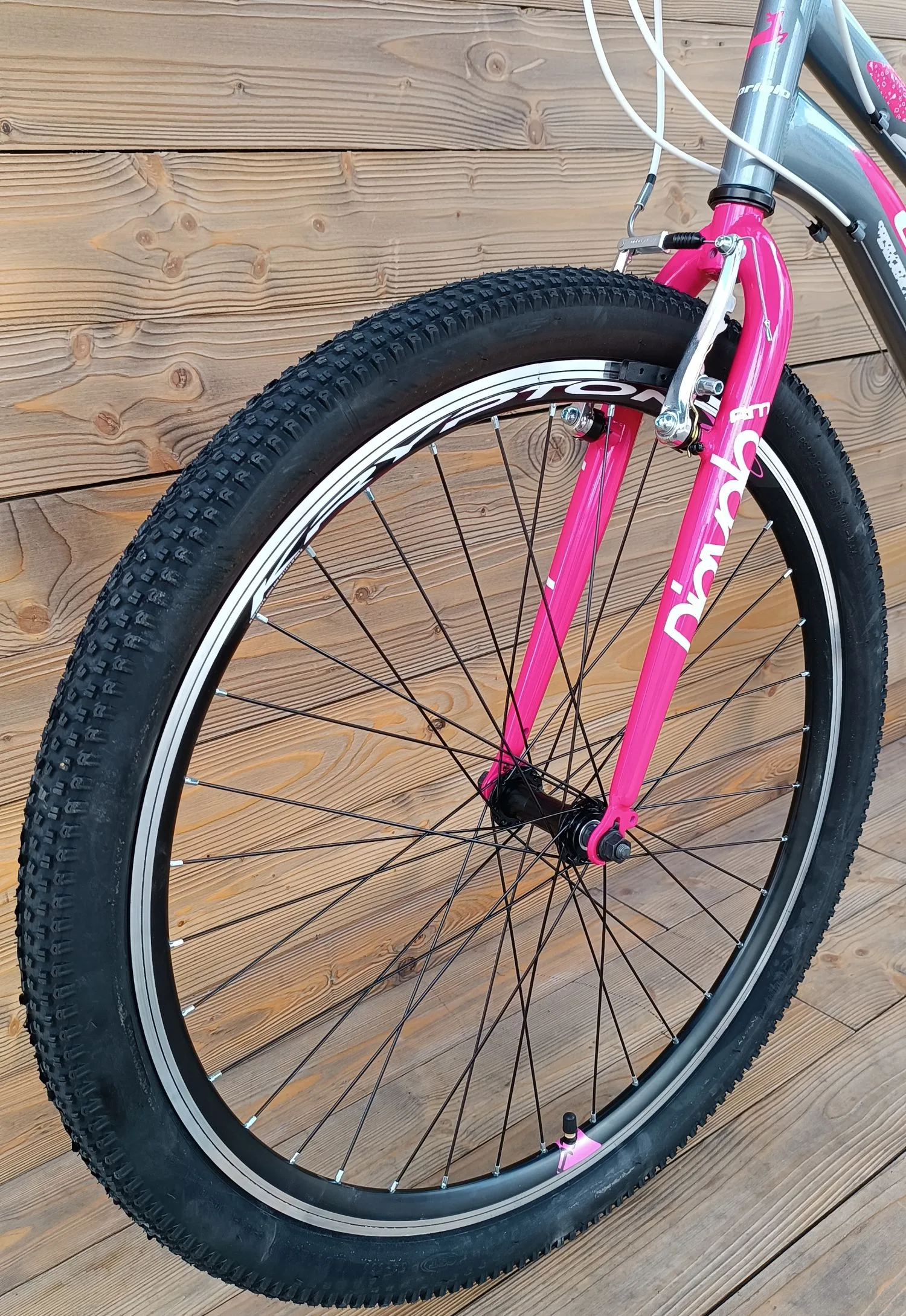 Bicicleta MTB 26 Capriolo Diavolo gri pink 19 - imagine 4