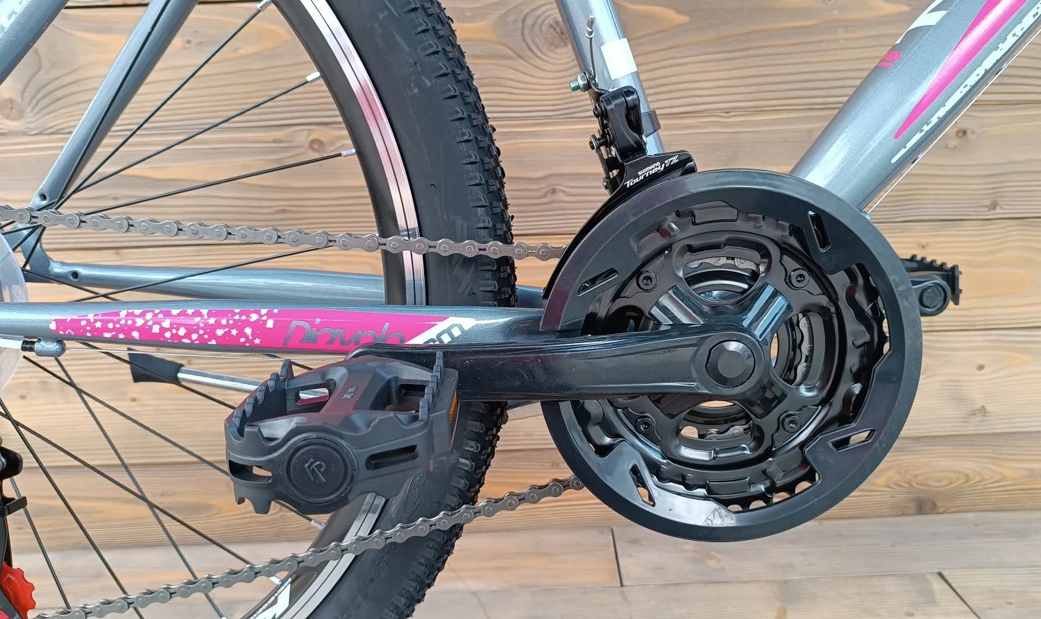 Bicicleta MTB 26 Capriolo Diavolo gri pink 19 - imagine 6