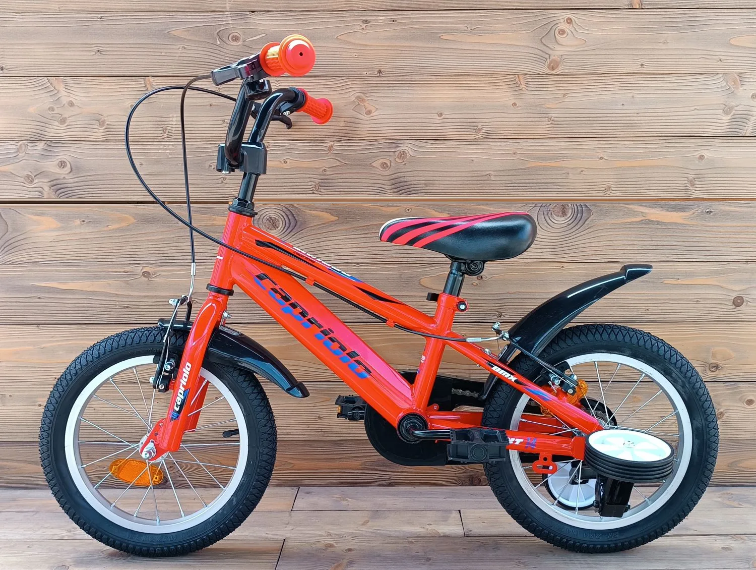 Bicicleta copii 14 Capriolo Rocket rosu - imagine 2