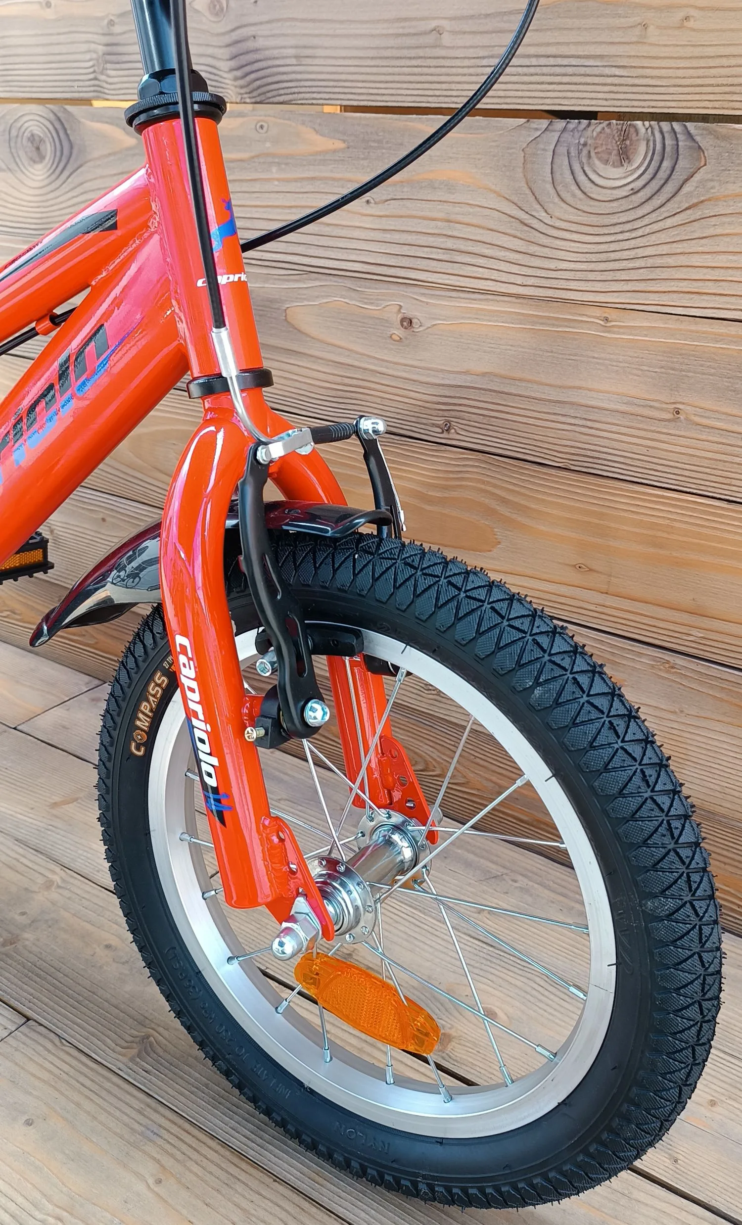 Bicicleta copii 14 Capriolo Rocket rosu - imagine 3