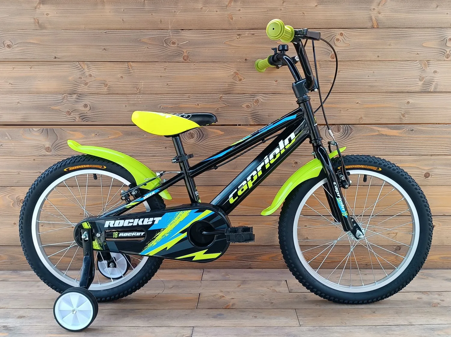 Bicicleta copii 18 Capriolo Rocket negru
