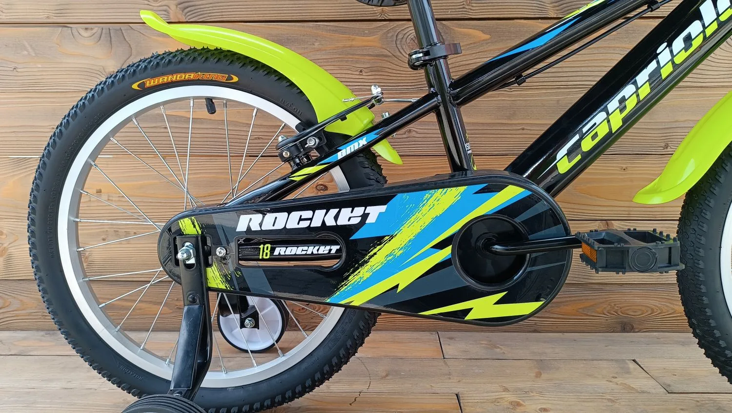 Bicicleta copii 18 Capriolo Rocket negru - imagine 5