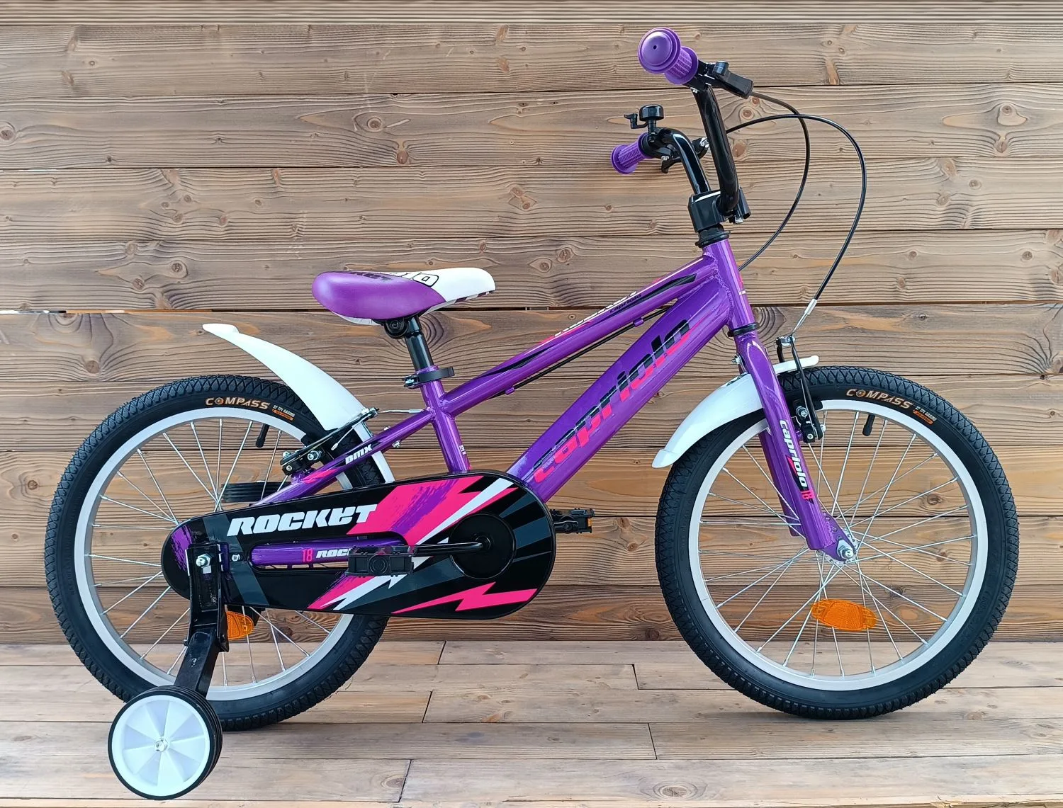 Bicicleta copii 18 Capriolo Rocket violet