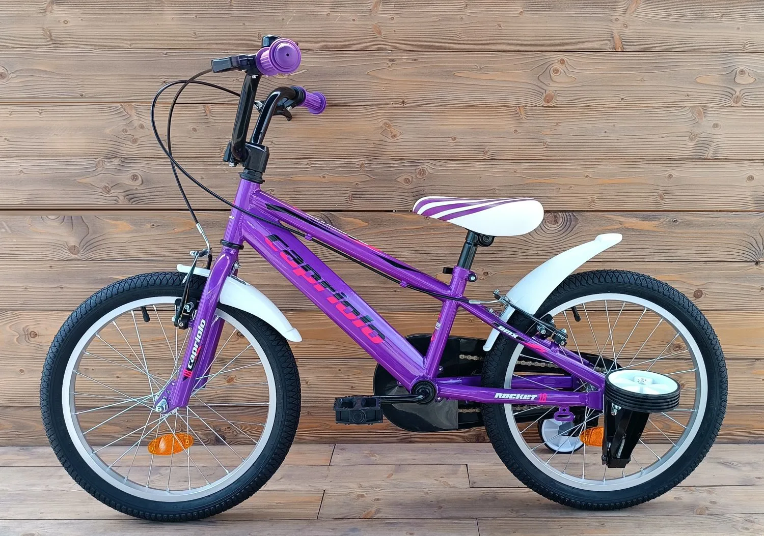 Bicicleta copii 18 Capriolo Rocket violet - imagine 2