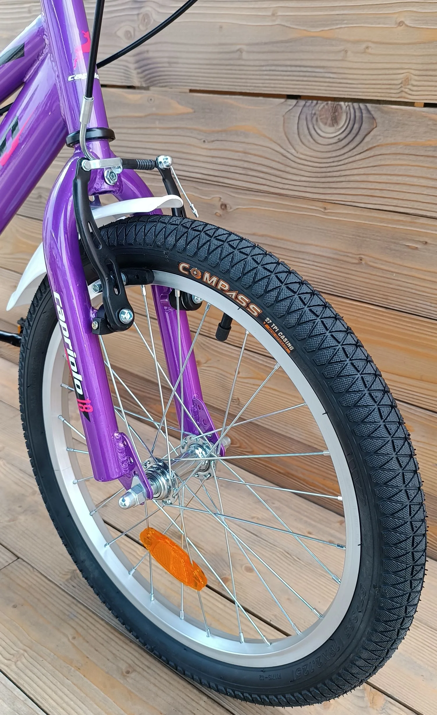 Bicicleta copii 18 Capriolo Rocket violet - imagine 3
