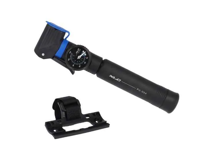 Pompa mini XLC 2-way cu manometru PU-D04 negru - imagine 2
