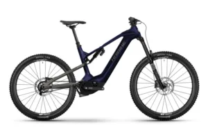 Bicicleta electrica e-bike Haibike AllMtn CF 10 i800Wh 12-G Pinion albastru gri lucios S High