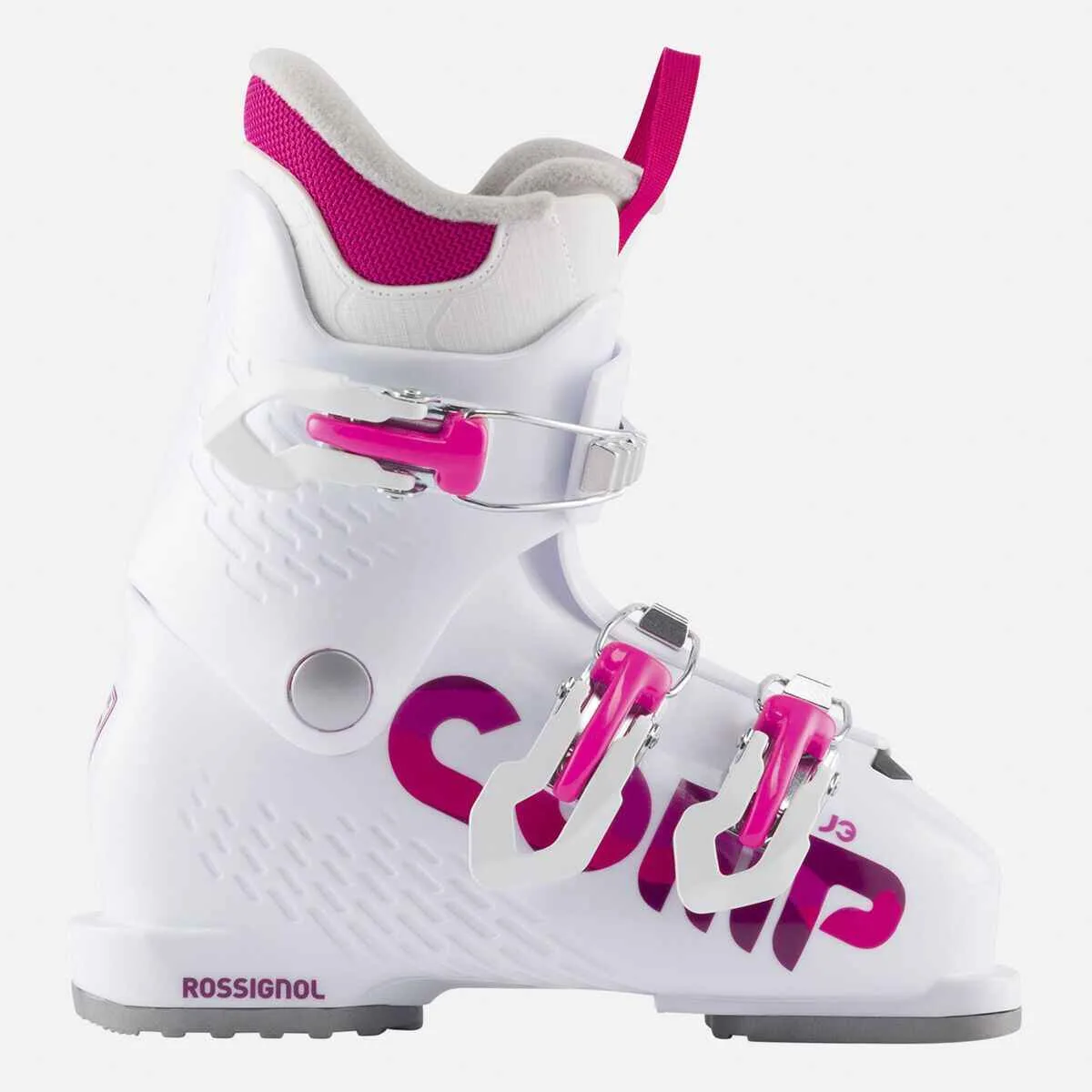 Clapari schi Rossignol Comp JR J3 205 - alb - imagine 3