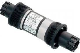 Monobloc Shimano BB-ES25 Shell:BSA68mm Ax tip Splined/Hollow. 126mm