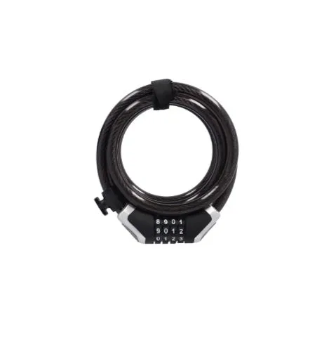 Lacat spiral cu cifru XLC Ronald Biggs 12mm/1850mm
