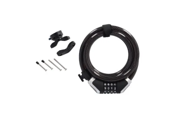 Lacat spiral cu cifru XLC Ronald Biggs 12mm/1850mm - imagine 3