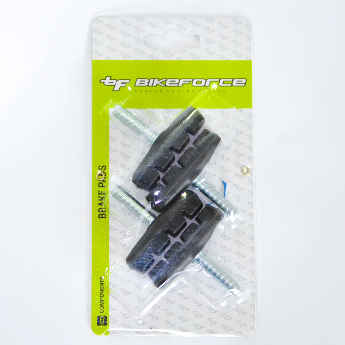 Saboti frana cu tija 90211 - 55 mm negru, 2 perechi